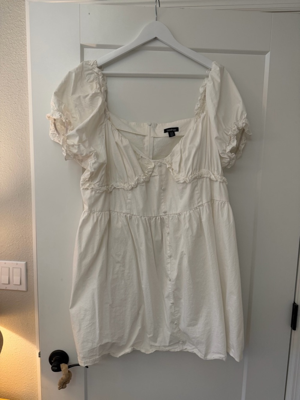 Boohoo White Dress View 2